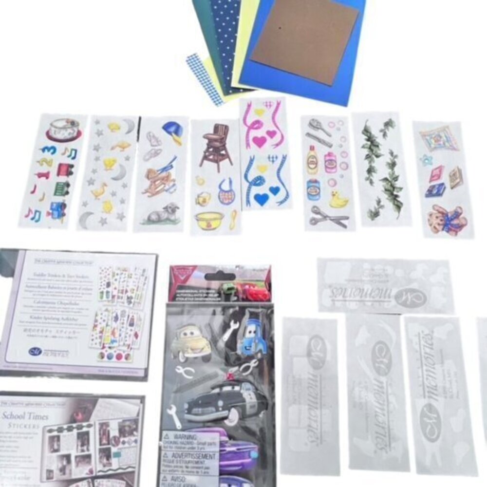 Craft Lot Kids Babies Stickers Die Cuts Scrapbooking Card Making Embellishments - Picture 6 of 10